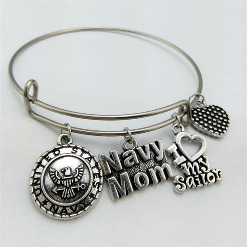 United States Navy Mom Bracelet